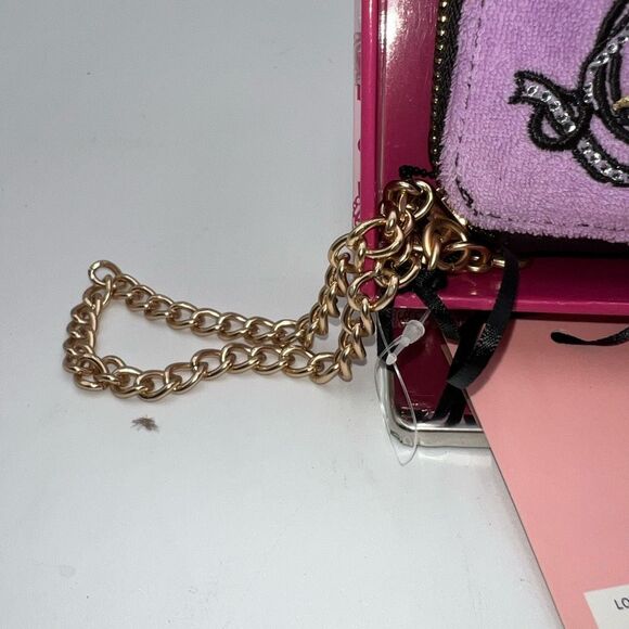 Juicy Couture Lovers Club Square Zip Wallet in Violette Tulle - Picture 3 of 9